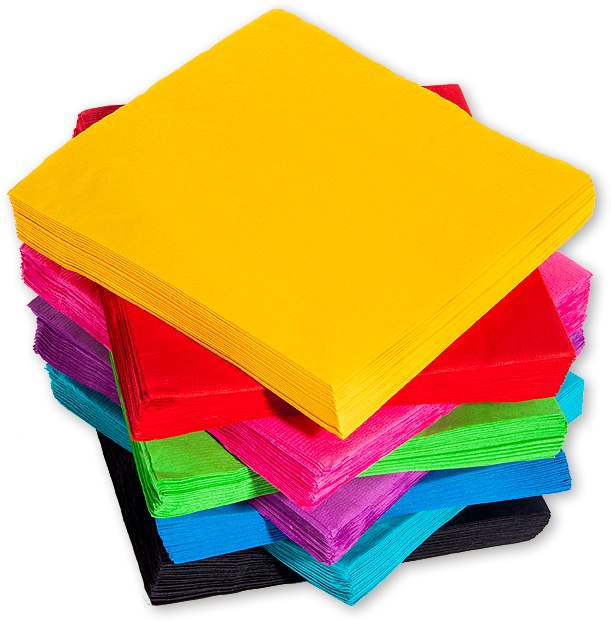 Color Paper Napkin Png , Png Download - Napkin Colour Tissue Paper Clipart (611x621), Png Download