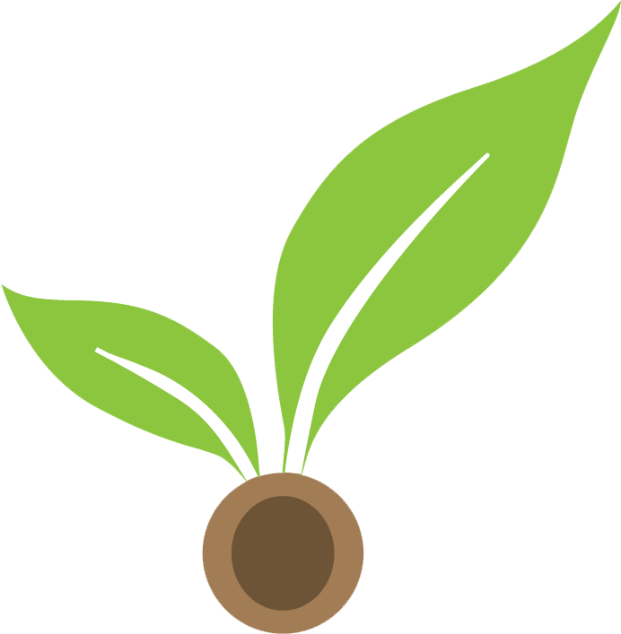 Napkin Stage - Plant From Seed Logo Clipart (1000x742), Png Download
