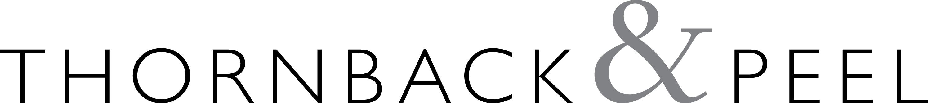 Thornback And Peel Logo Clipart (2992x335), Png Download