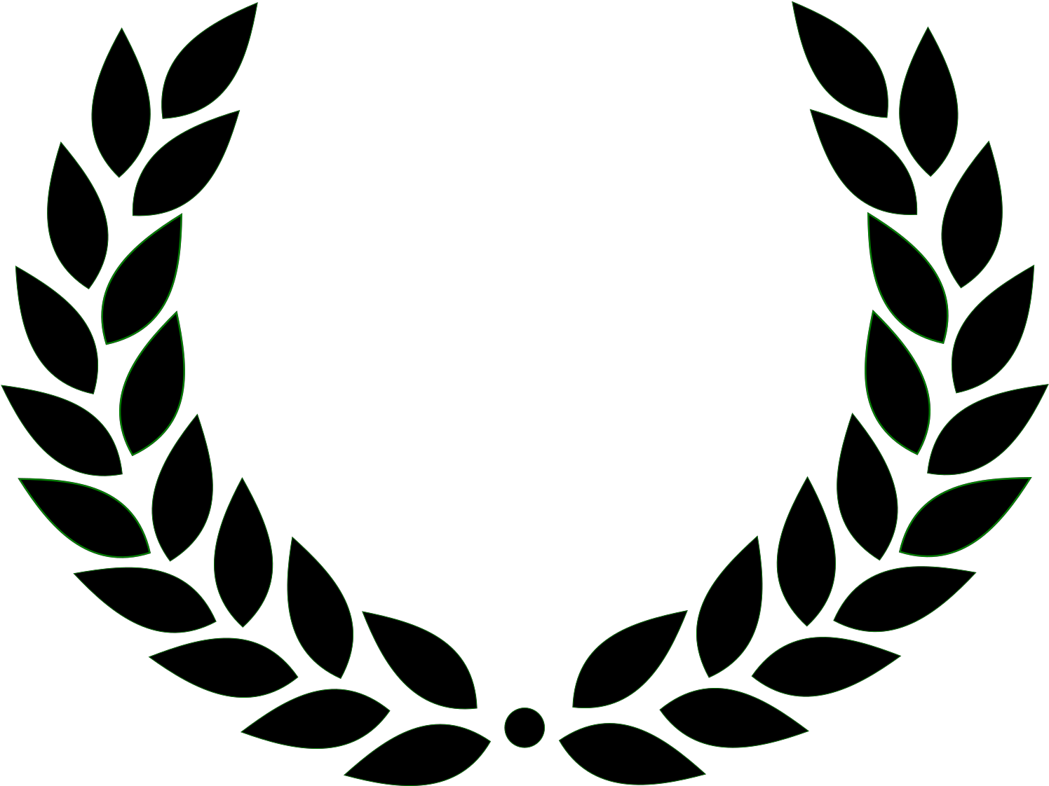 Laurel Wreath Clipart (1600x1600), Png Download