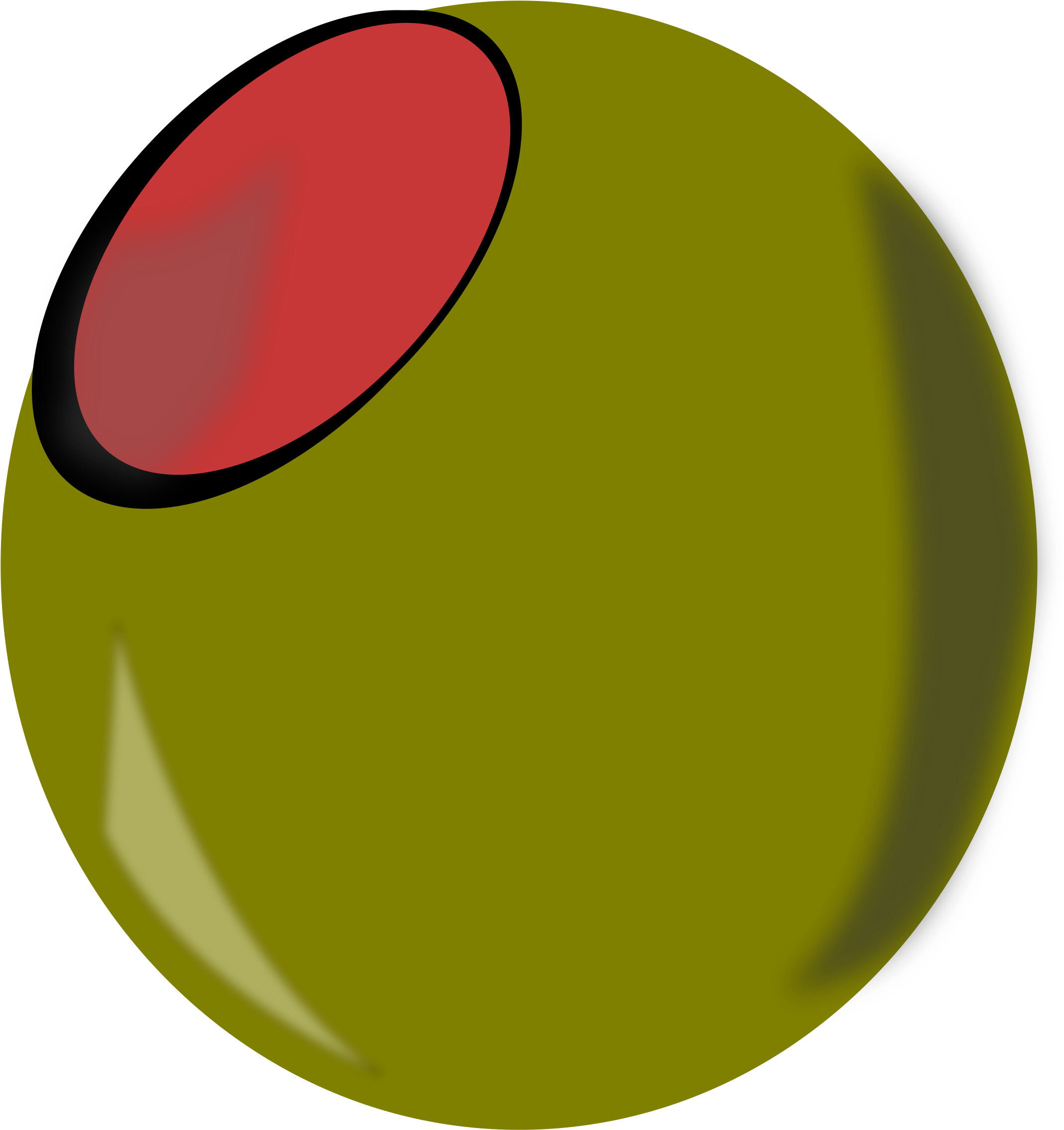 Olive Clipart Transparent - Clipart Olive - Png Download (2268x2400), Png Download
