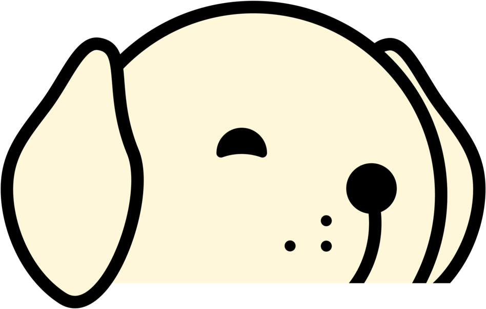 Llr Dog-peek Blonde - Dog Clipart (1000x652), Png Download