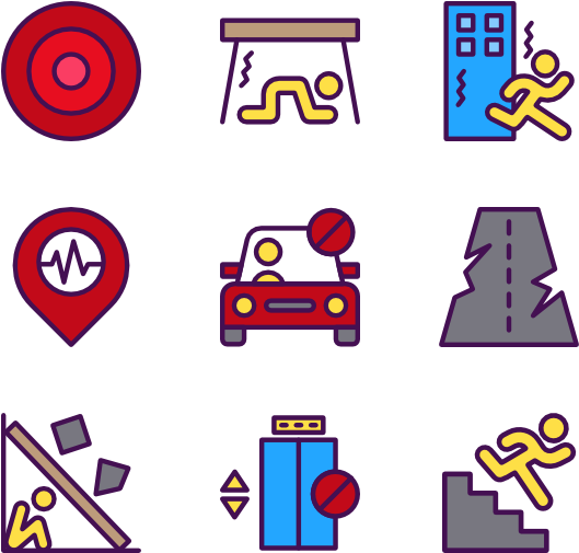 Earthquake Vector Animated Background Clipart (600x564), Png Download