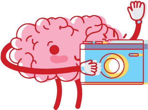 Memories Clipart Recollection - Happy Brain - Png Download (800x579), Png Download