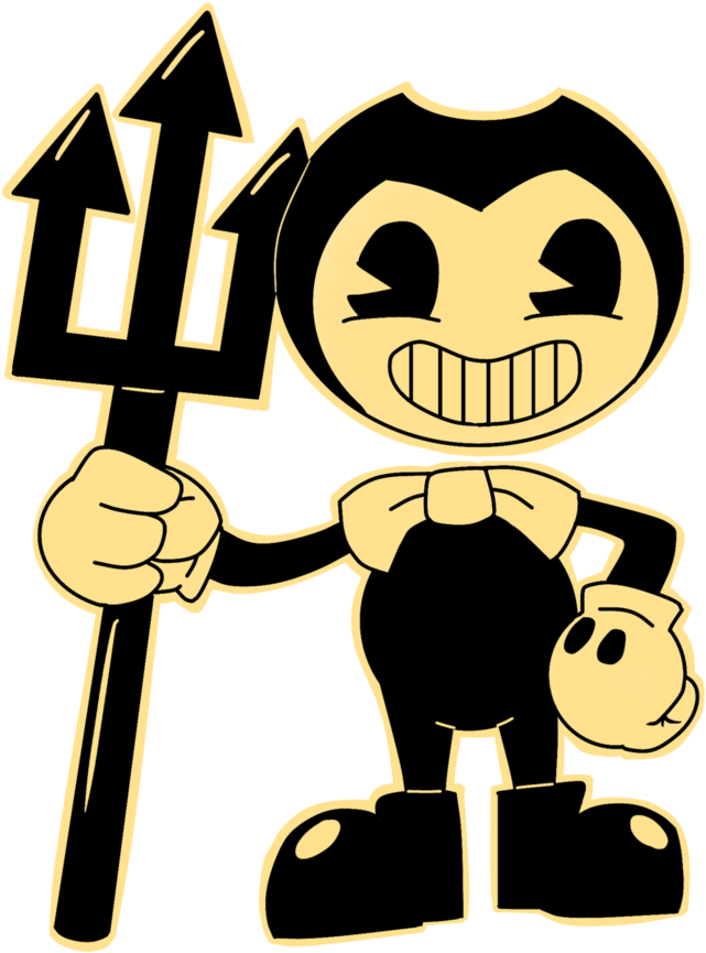 Devil Pitchfork Png - Cartoon Clipart (670x1191), Png Download