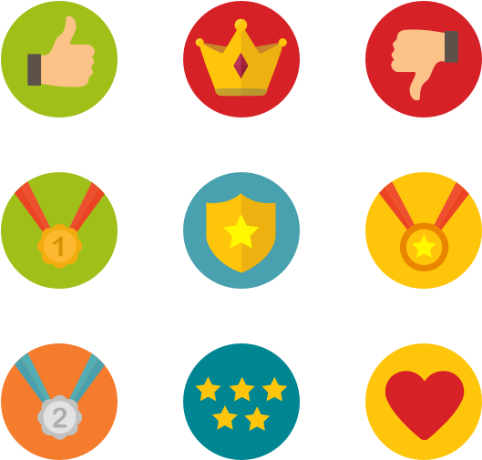 Badge Clipart Icon - Badges Icon Png Transparent Png (600x564), Png Download