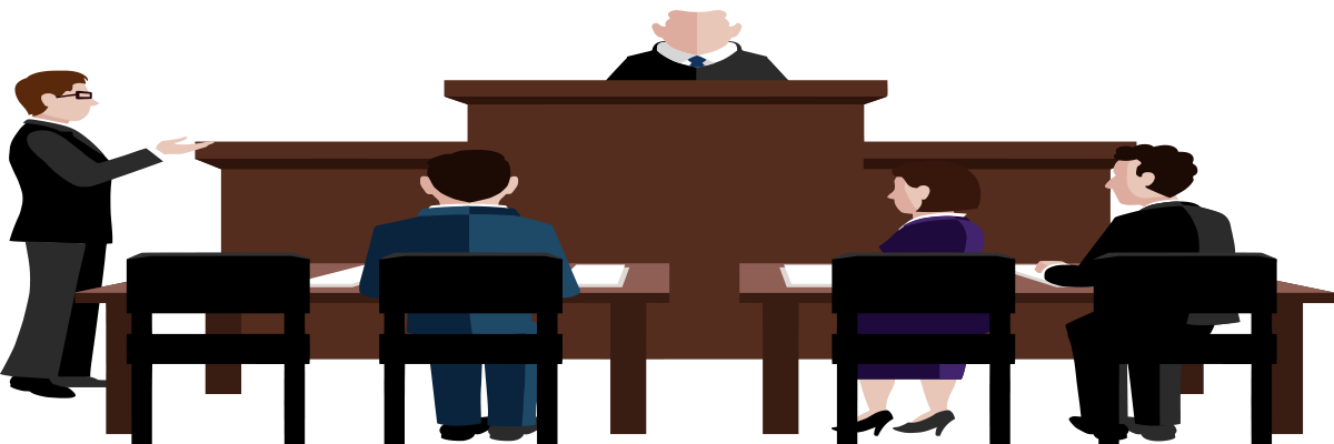Courtroom - Courtroom Clip Art - Png Download (1200x400), Png Download