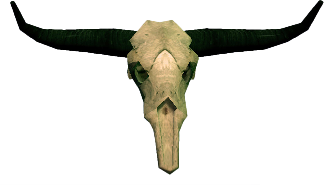 Dead Rising Clipart Cow - Bull Skull Png Transparent Png (1032x590), Png Download