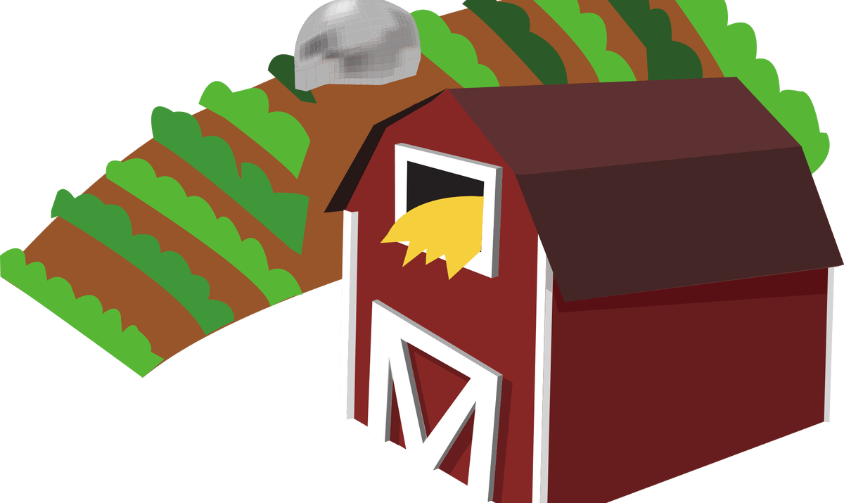 Barn Clip Art - Farm Clipart Transparent - Png Download (1200x715), Png Download