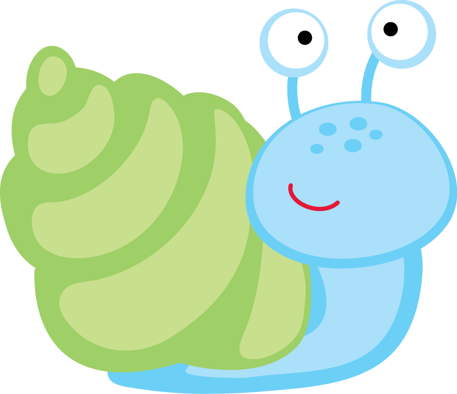 Caracol Mar Cute Png Clipart (894x771), Png Download