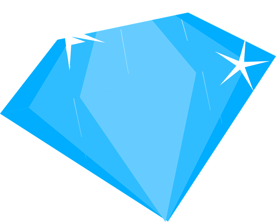 Diamante Png Cartoon Clipart (895x720), Png Download