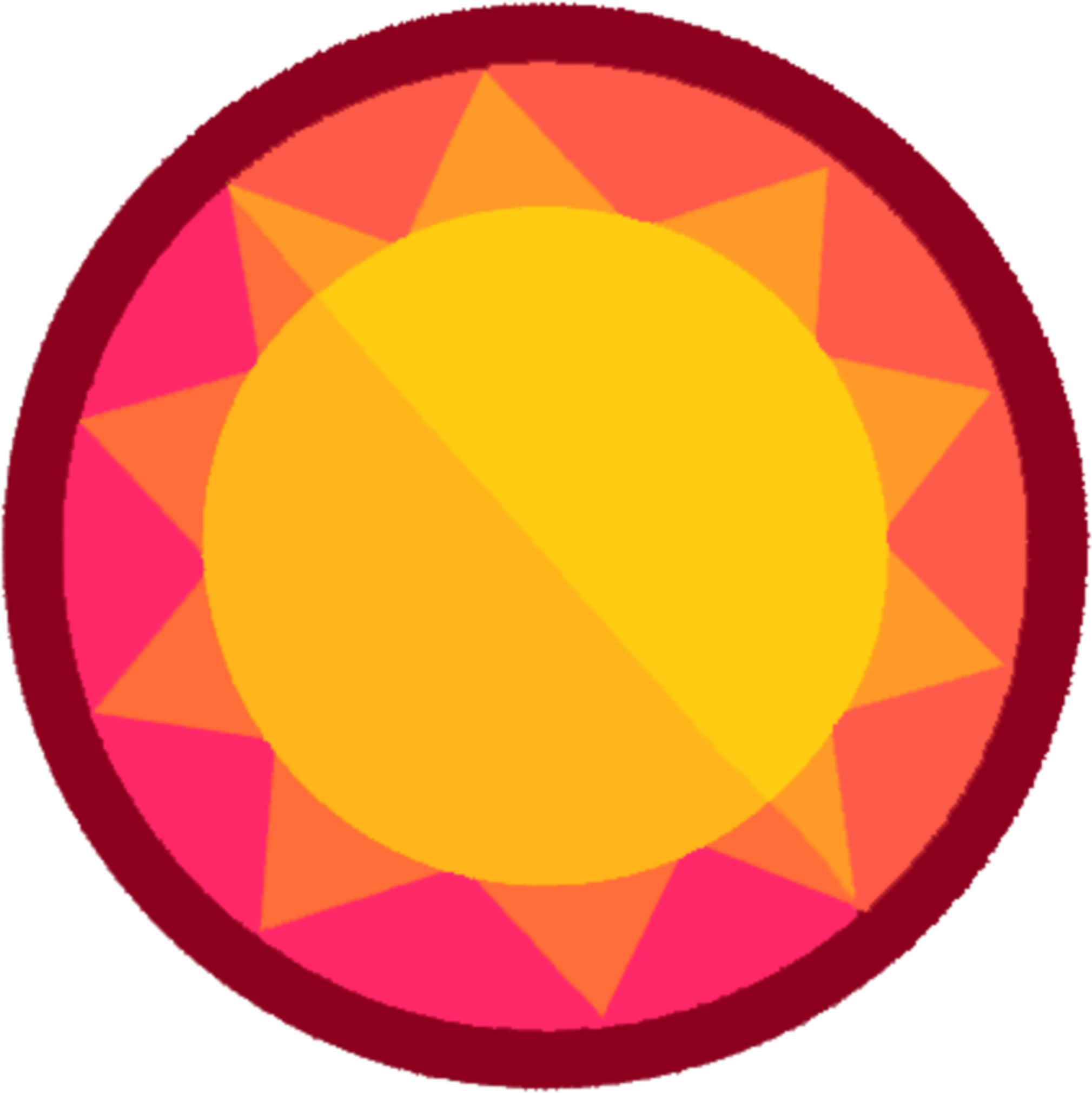 Gemstone Clipart Orange Gem - Steven Universe Orange Gemstone - Png Download (2019x2020), Png Download