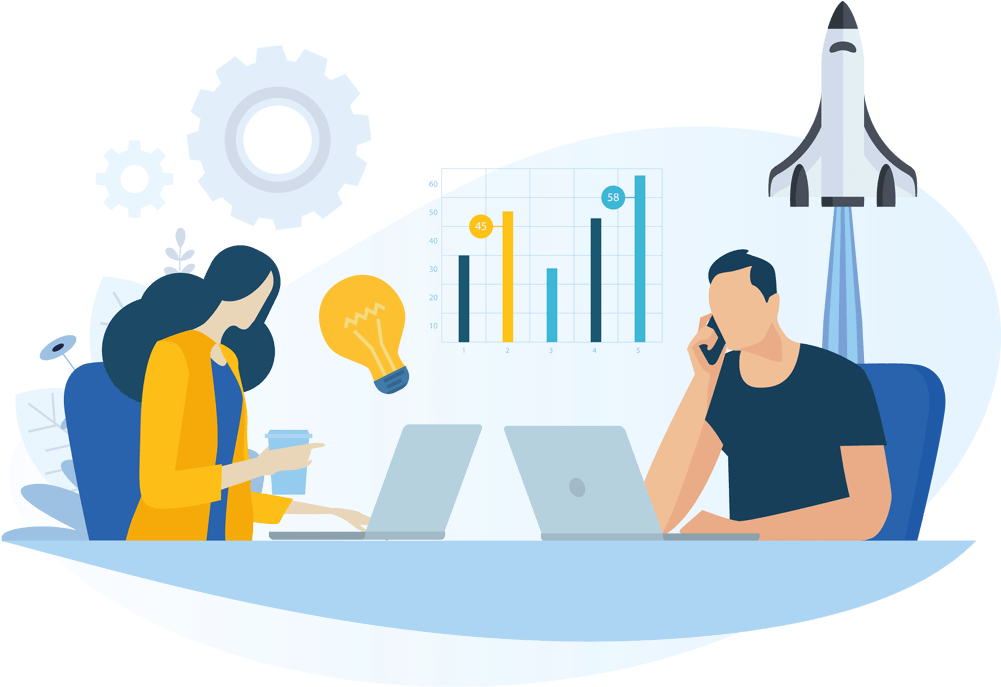 Website Design Retford By Outhouse Media - Market Research Illustration Clipart (1000x778), Png Download