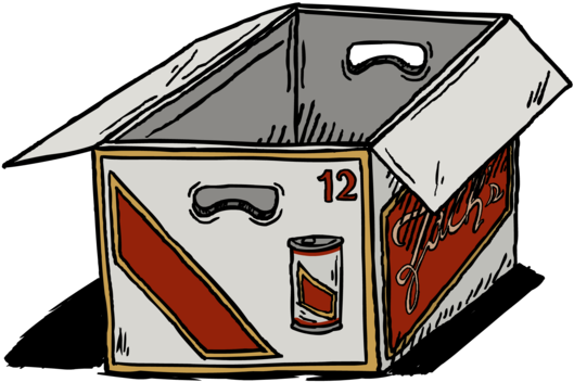 Burying The Drugs Box Clipart (1000x563), Png Download