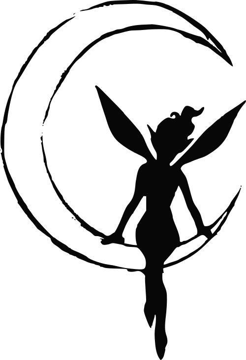 Easy Fairy Silhouette Clipart (500x732), Png Download