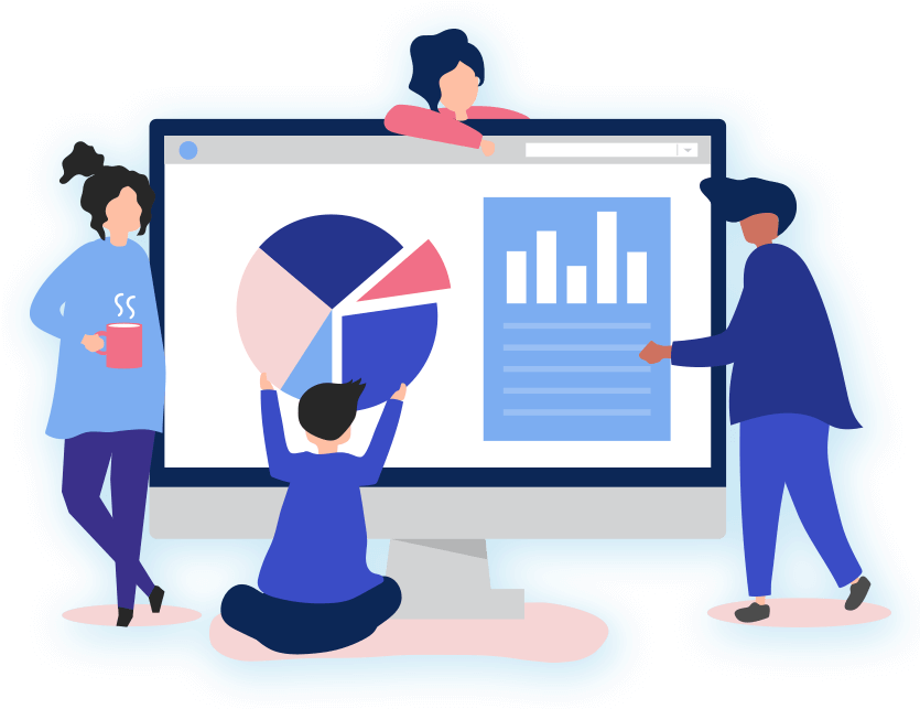 Data Management Cartoon Clipart (834x660), Png Download