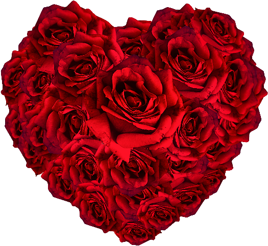 Rose Good Night Heart Clipart (800x600), Png Download