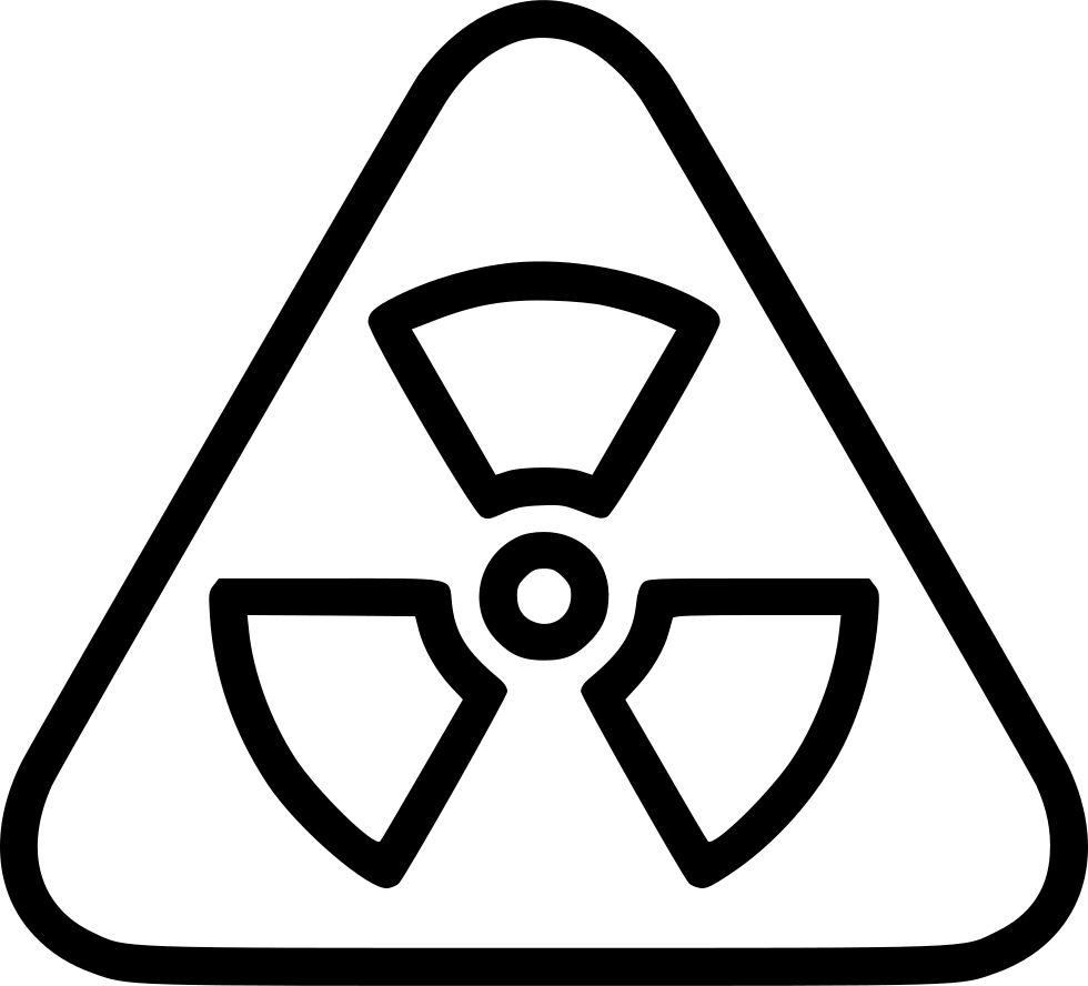 Radiation Drawing Biohazard - Radiation Symbol Clipart (980x888), Png Download
