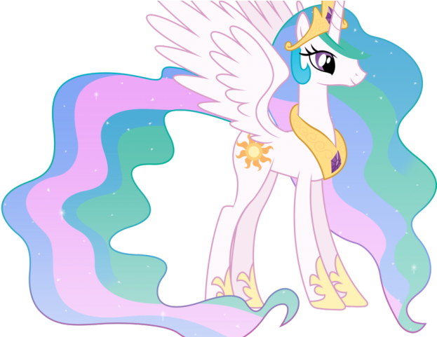 Mlp Princess Celestia Vector Clipart (640x480), Png Download