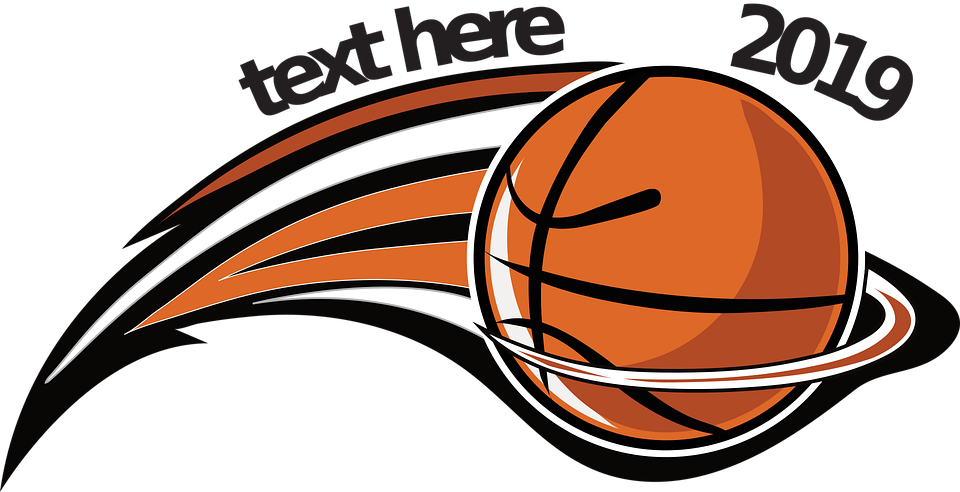 Basketball Logo - Vector Basketball Ball Png Clipart (960x492), Png Download
