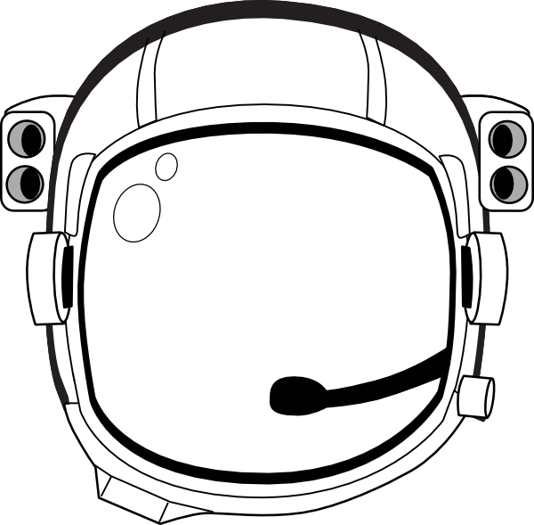 Astronot Kaskı Boyama Clipart (600x589), Png Download