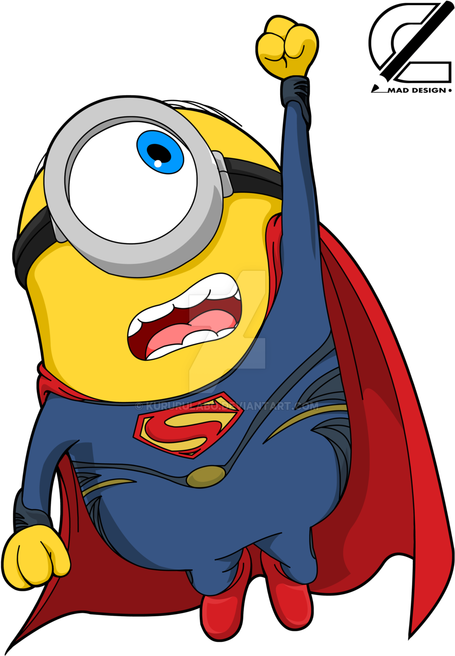 Free Download Superman Minion Png Clipart Superman - Minion Superhero Clipart Transparent Png (923x1330), Png Download