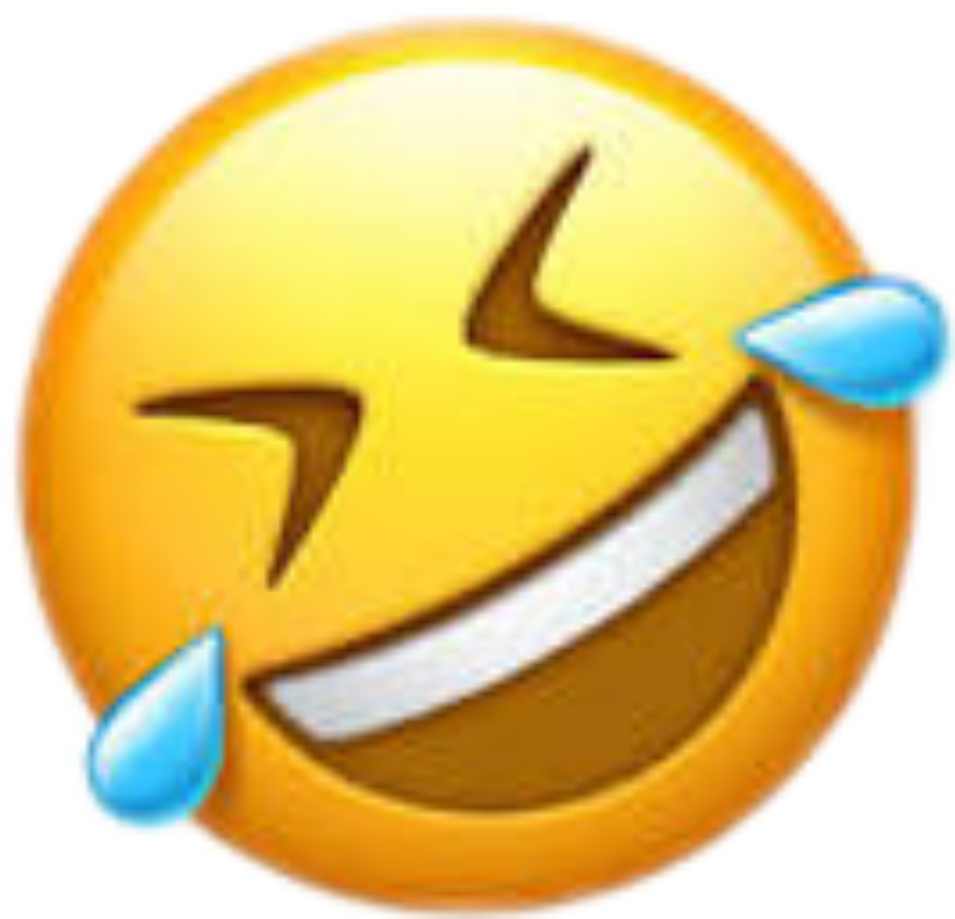 Lol Emoji Png - Sideways Crying Laughing Emoji Clipart (1024x1024), Png Download