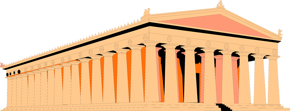 Parthenon Free Stock Photo - Ancient Greece No Background Clipart (958x367), Png Download