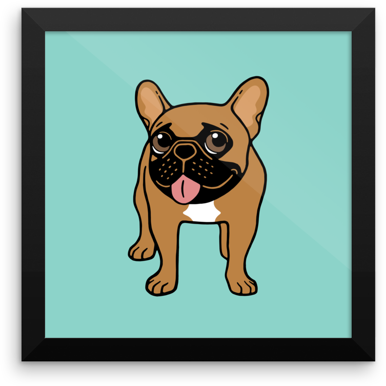 French Bulldog Clipart (1000x1000), Png Download