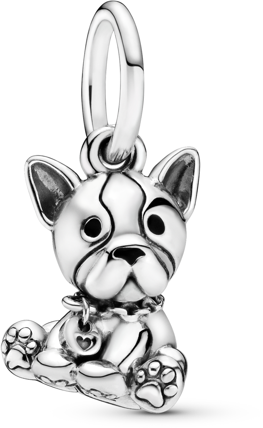 Pandora - Title - Tag - Charm Bulldog Pandora Clipart (2000x2000), Png Download