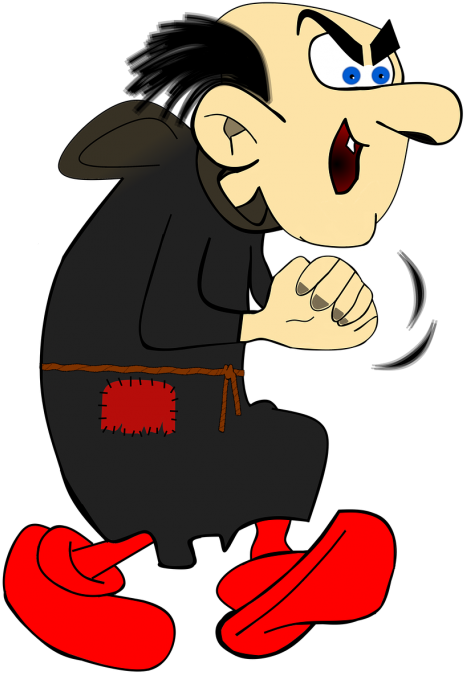 Watch Tv Gierich Funny - Gargamel Clipart - Png Download (500x729), Png Download