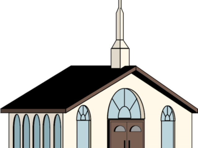 Church Building Cliparts - Church Clipart Transparent - Png Download (640x480), Png Download