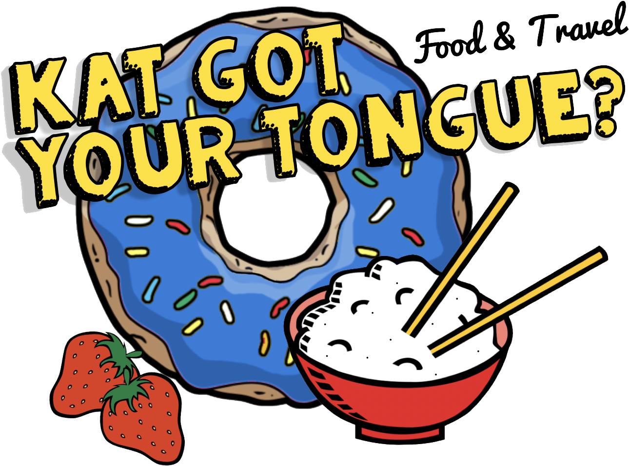 Kat Got Your Tongue Food & Travel - Rice Clip Art - Png Download (1506x1084), Png Download