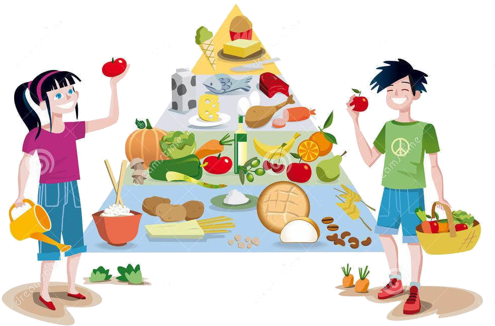 Healthy Clipart Heathy - Eat Healthy Food Clipart - Png Download (1024x838), Png Download
