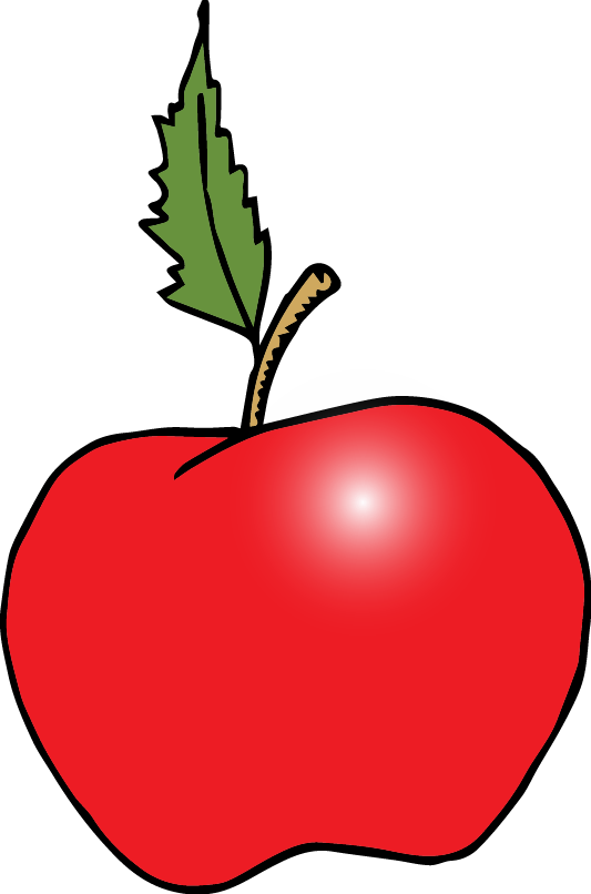 Vegetables And Fruit Clip Art - Png Download (533x806), Png Download