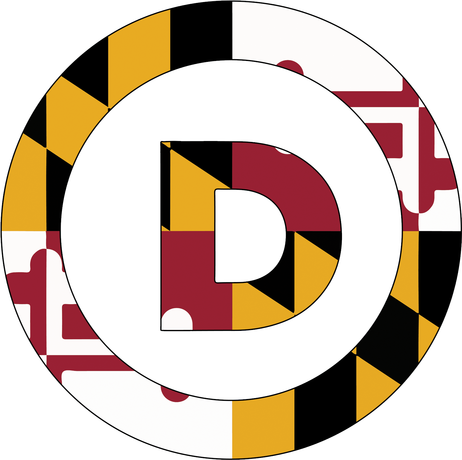 Democratic Party Pictures - Maryland Democratic Party Clipart (2400x2400), Png Download