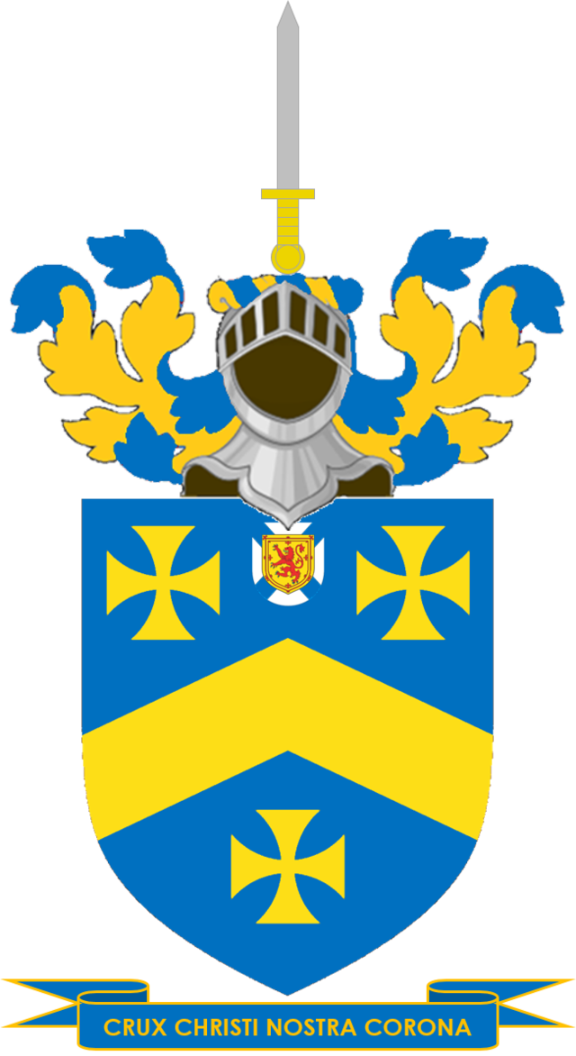 Cat Coat Of Arms Clipart (640x1172), Png Download