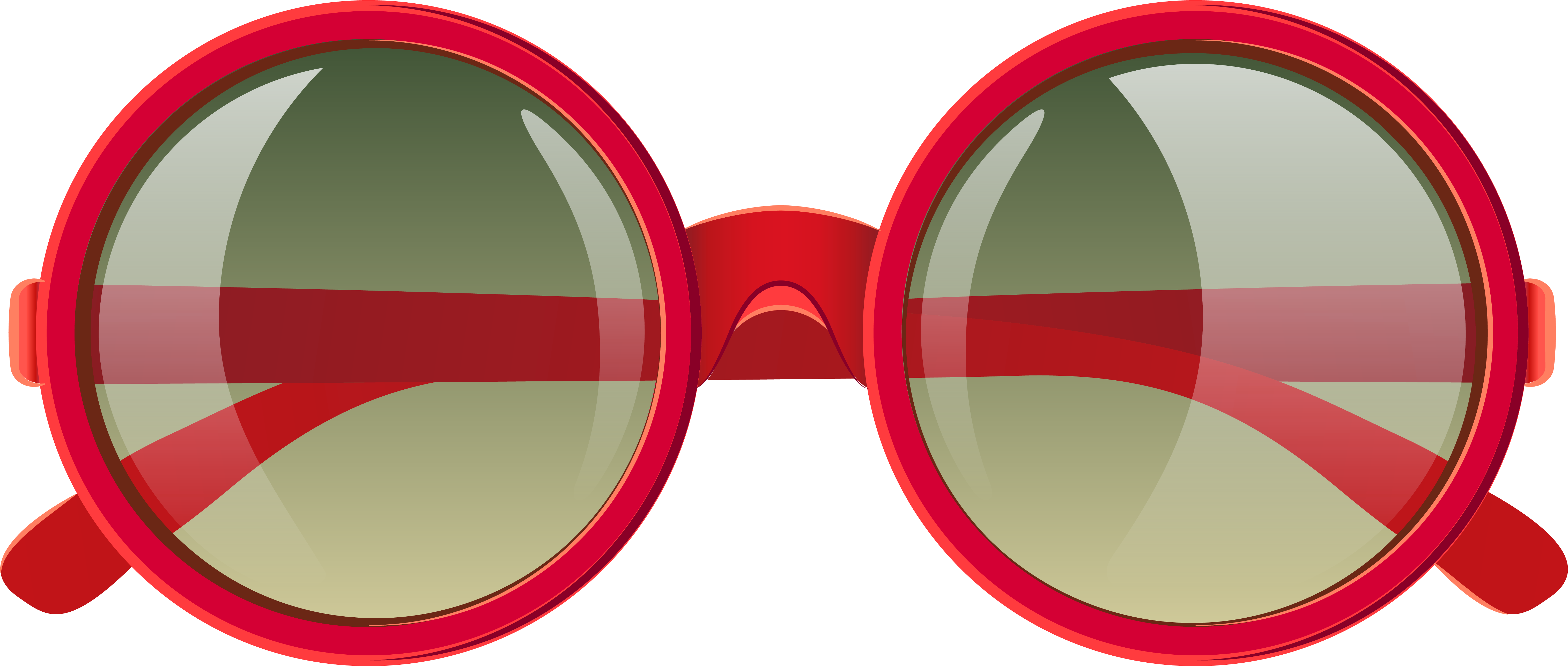 Sunglasses Png Transparent Images Clipart (6287x2669), Png Download