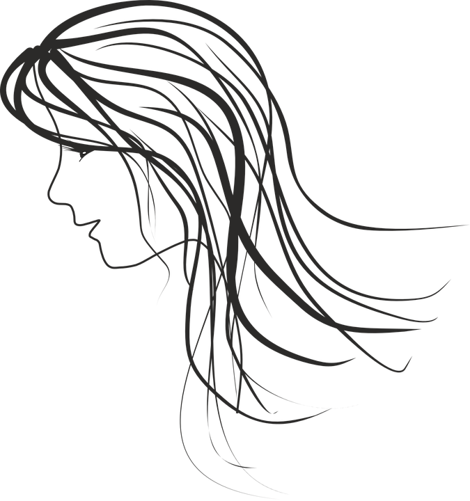Collection Of Free Pregnant Drawing Artistic - Women's Day Face Png Clipart (675x720), Png Download