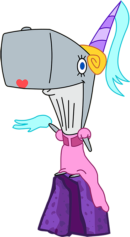 Transparent Mr Krabs Png - Pearl Krabs Clipart (415x758), Png Download