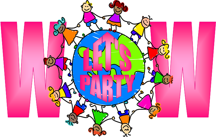 Wow Let"s Party Clipart - بمدارس دمنهور مدرسة الفارابي للغات بدمنهور - Png Download (728x462), Png Download