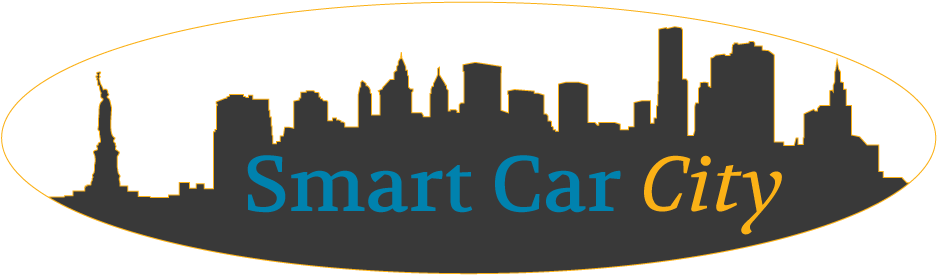 Smart Car City - New York Wheel Logo Clipart (1200x300), Png Download