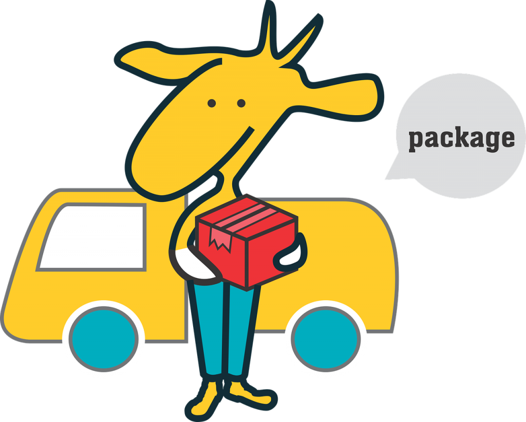 Postman Giraffe Clipart (898x720), Png Download