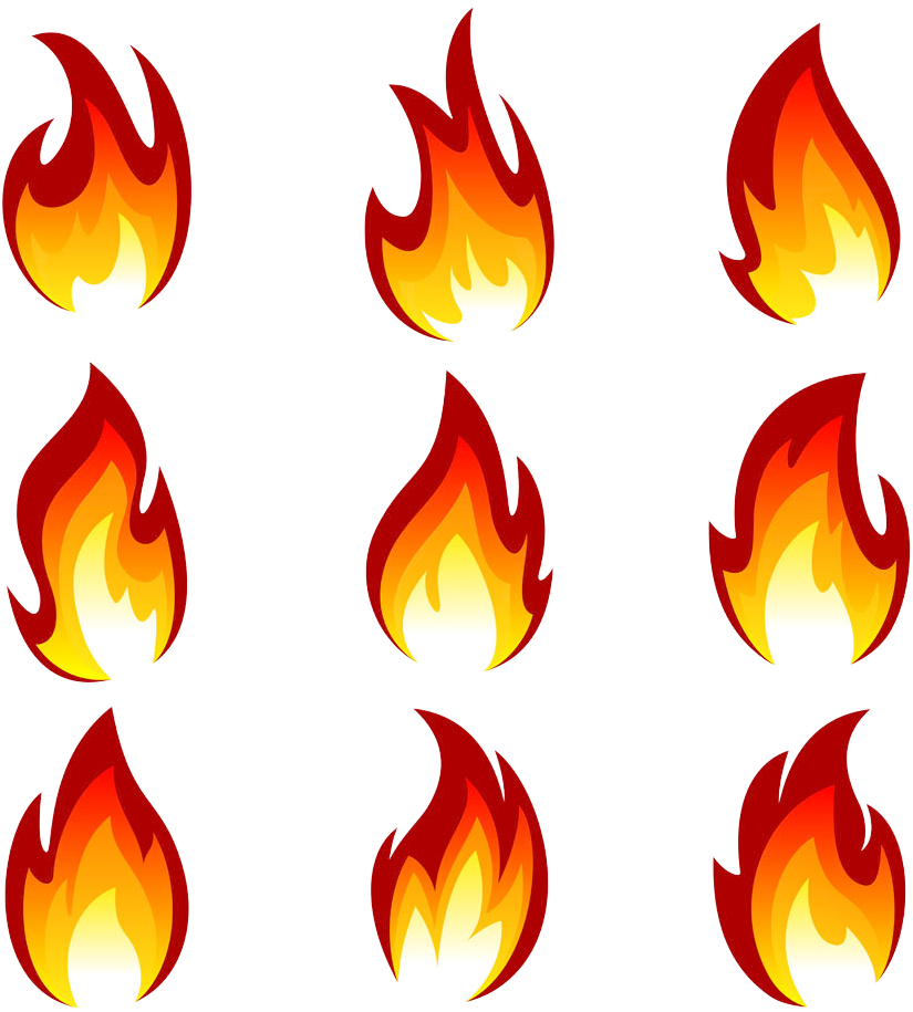 Flame Shape Fire Stock Photography - Flame Shapes Clipart (825x915), Png Download