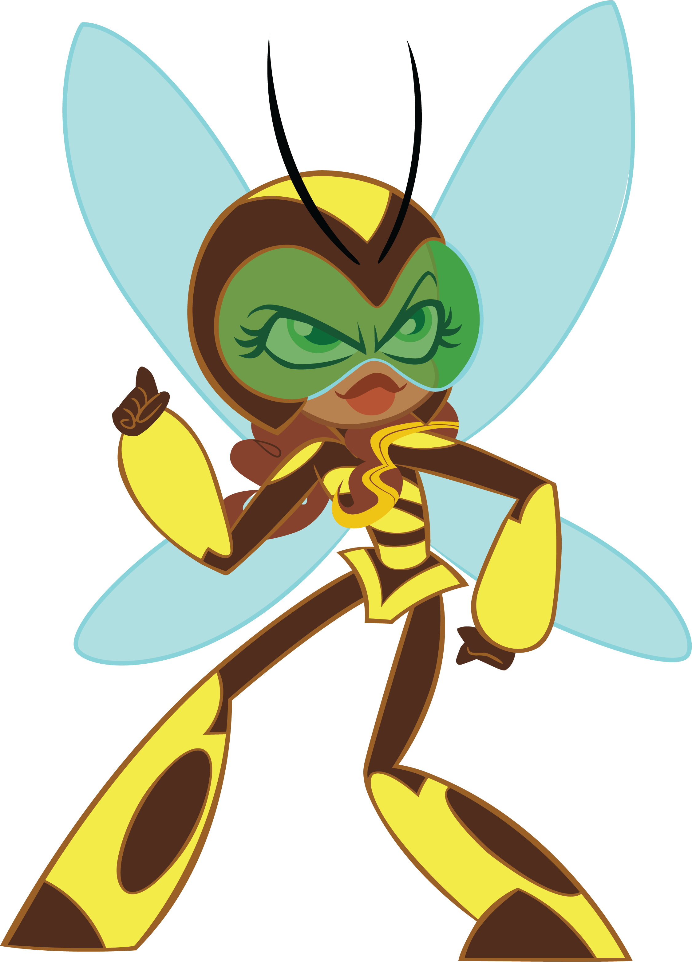 Super Hero Girls Bumblebee Clipart (2251x3131), Png Download