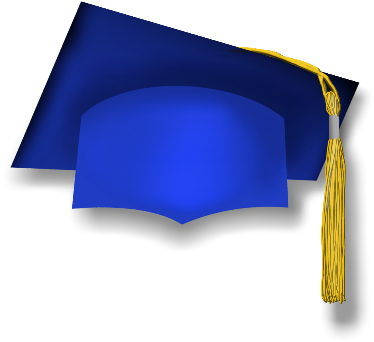 #graduationcap #shadow #blue #tassel #mydrawing @picsart Clipart (1024x1024), Png Download