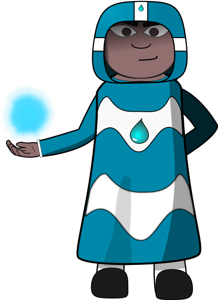 Water Magician - Mage Clipart - Png Download (600x600), Png Download