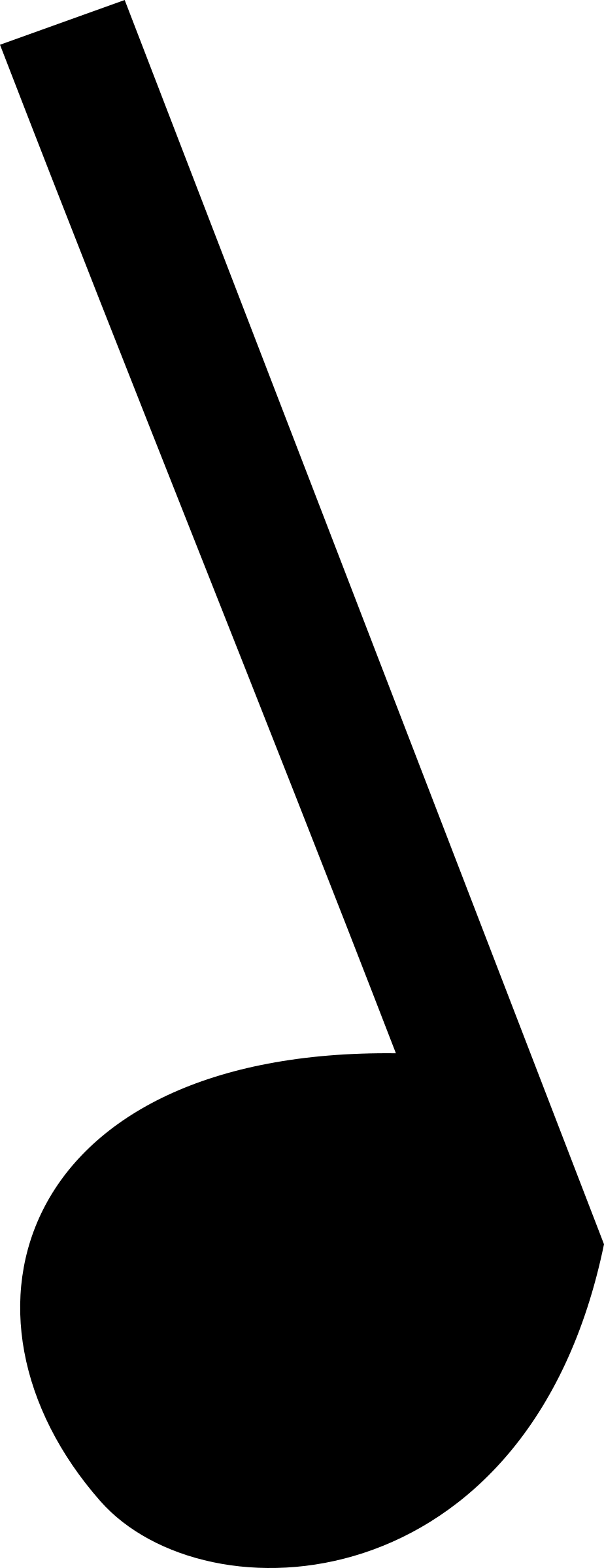 Musical Notes Clipart Big Music - Symbol Music Notes Clipart - Png Download (924x2400), Png Download