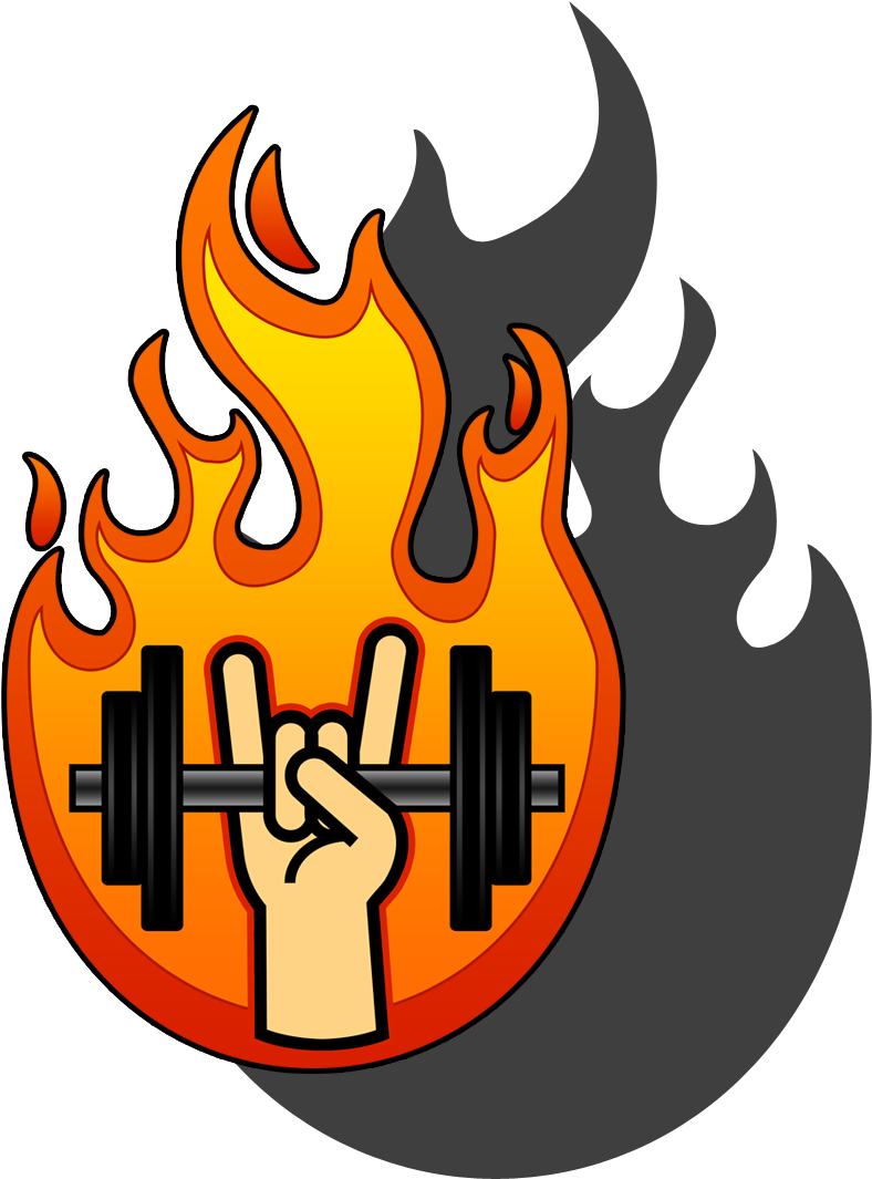Heavy Metal Personal In - Metal Fitness Clipart (812x1078), Png Download