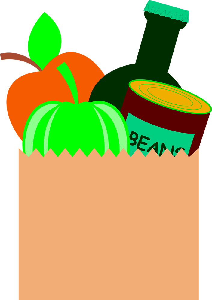 Grocery Bag Clipart Png Transparent Png (705x1000), Png Download